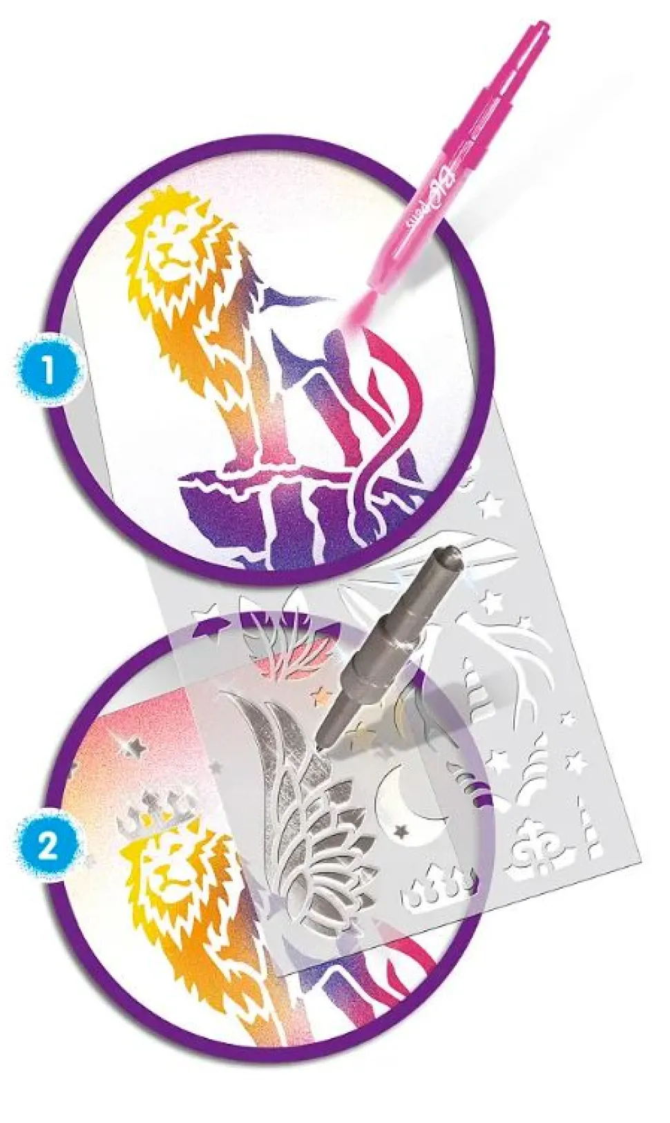 Airbrush Spruhstifte - Mystische Tierwesen