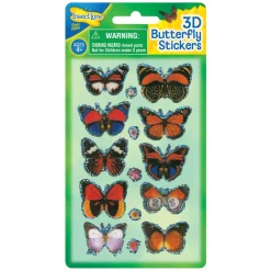 Aufkleber 3D - Schmetterlinge, 1 Bogen