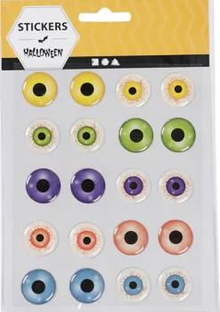 Aufkleber 3D Augen - O 20 Mm, 1 Bogen