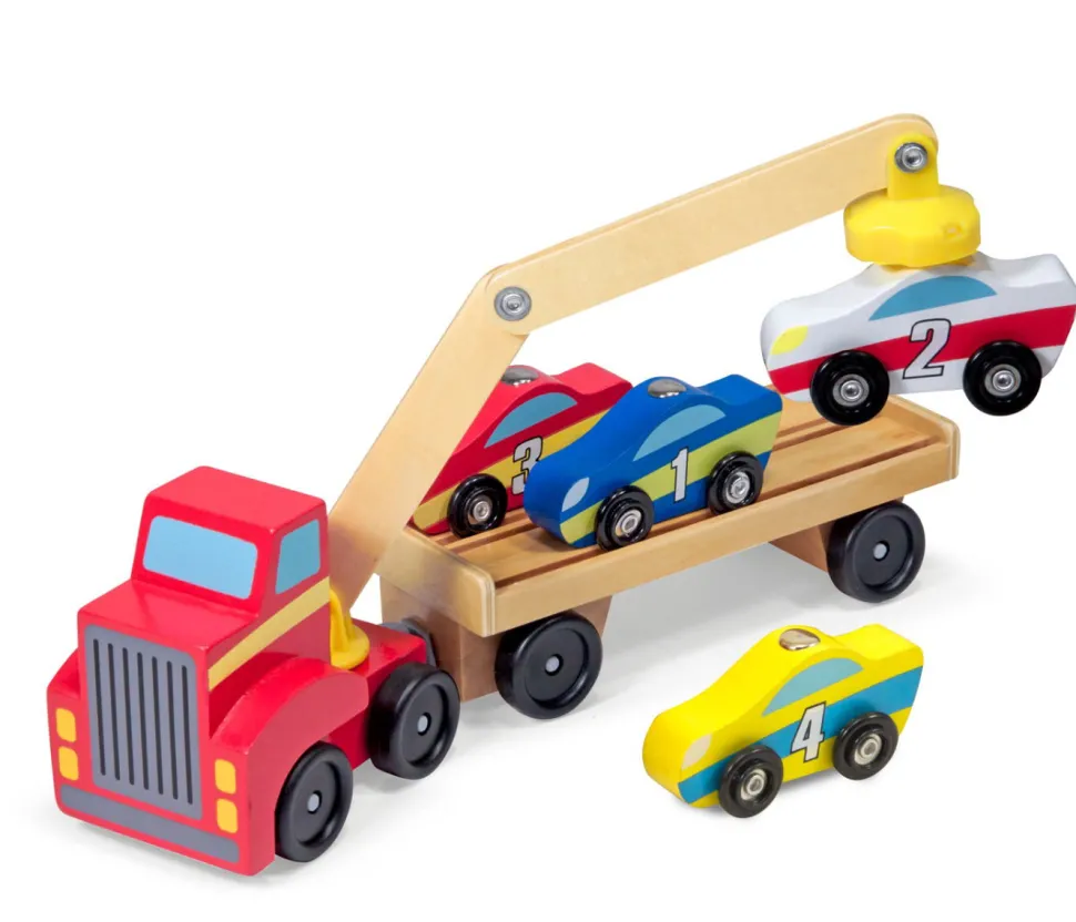 Autotransporter - Magnetisch, Mit 4 Autos