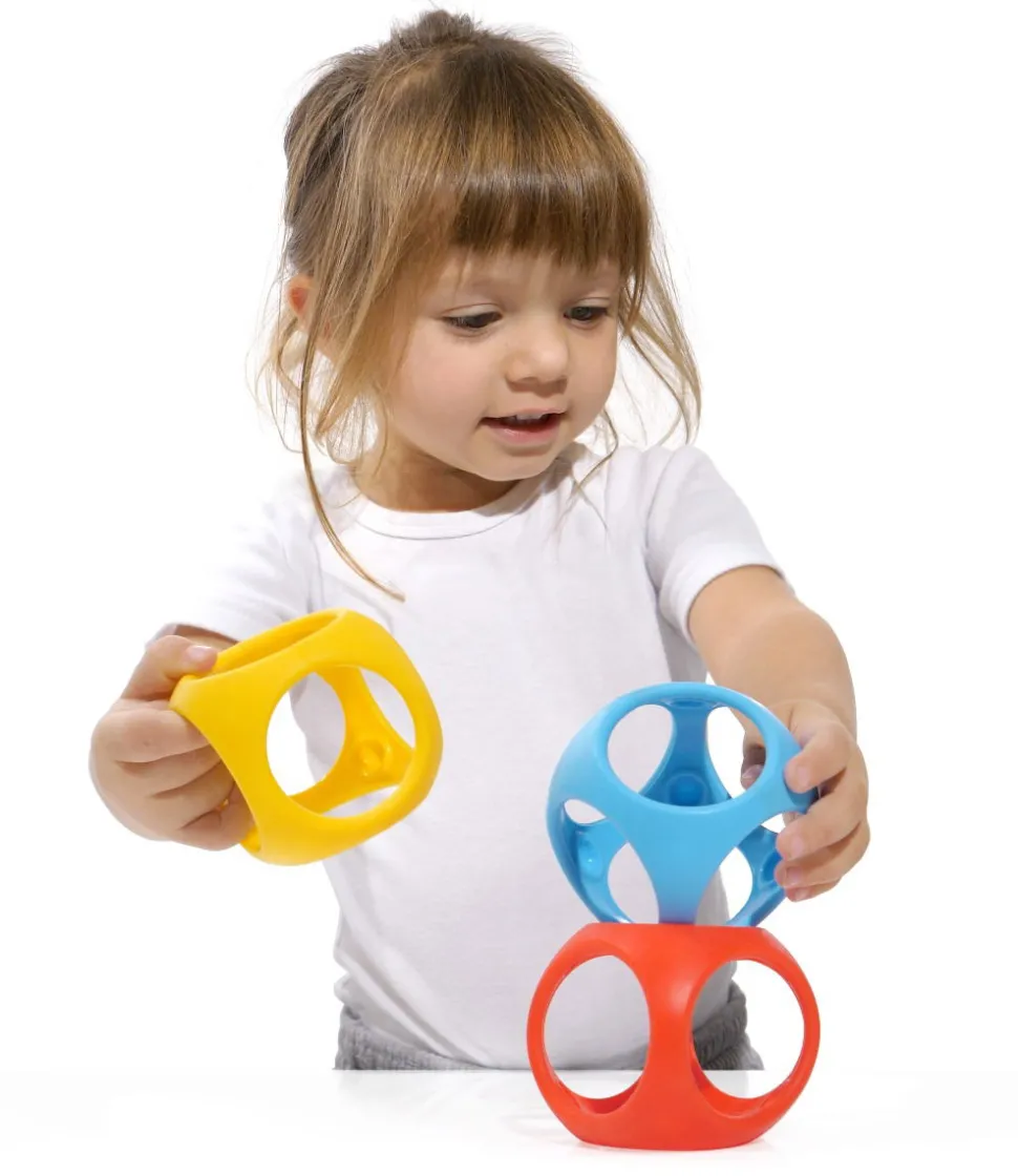 Babyball Aus Silikon - Grundfarben, 3 Stk.