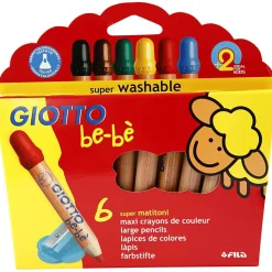 Babybuntstifte - Verschiedene Farben, 6 Stk.
