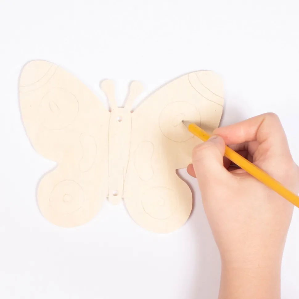 Bauen & Malen - Windspiel Mit Schmetterlingen