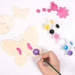 Bauen & Malen - Windspiel Mit Schmetterlingen