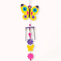 Bauen & Malen - Windspiel Mit Schmetterlingen