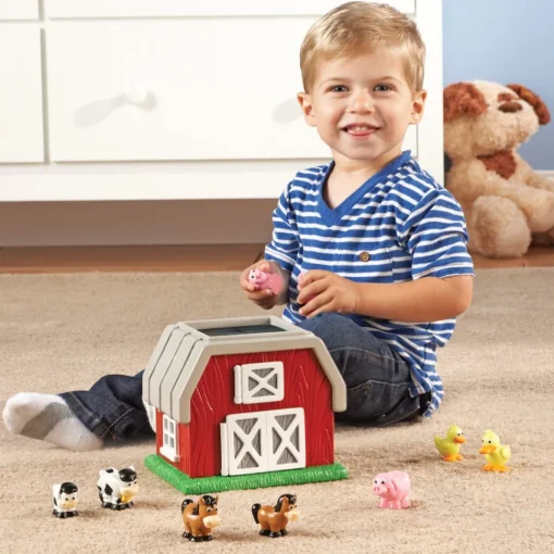 Bauernhof - Feinmotorisches Versteckspiel