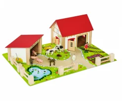 Bauernhof Mit Tieren Und Zubehör, 25 Teile