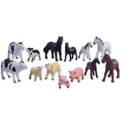 Bauernhoftiere - Set Mit 13 Stuck