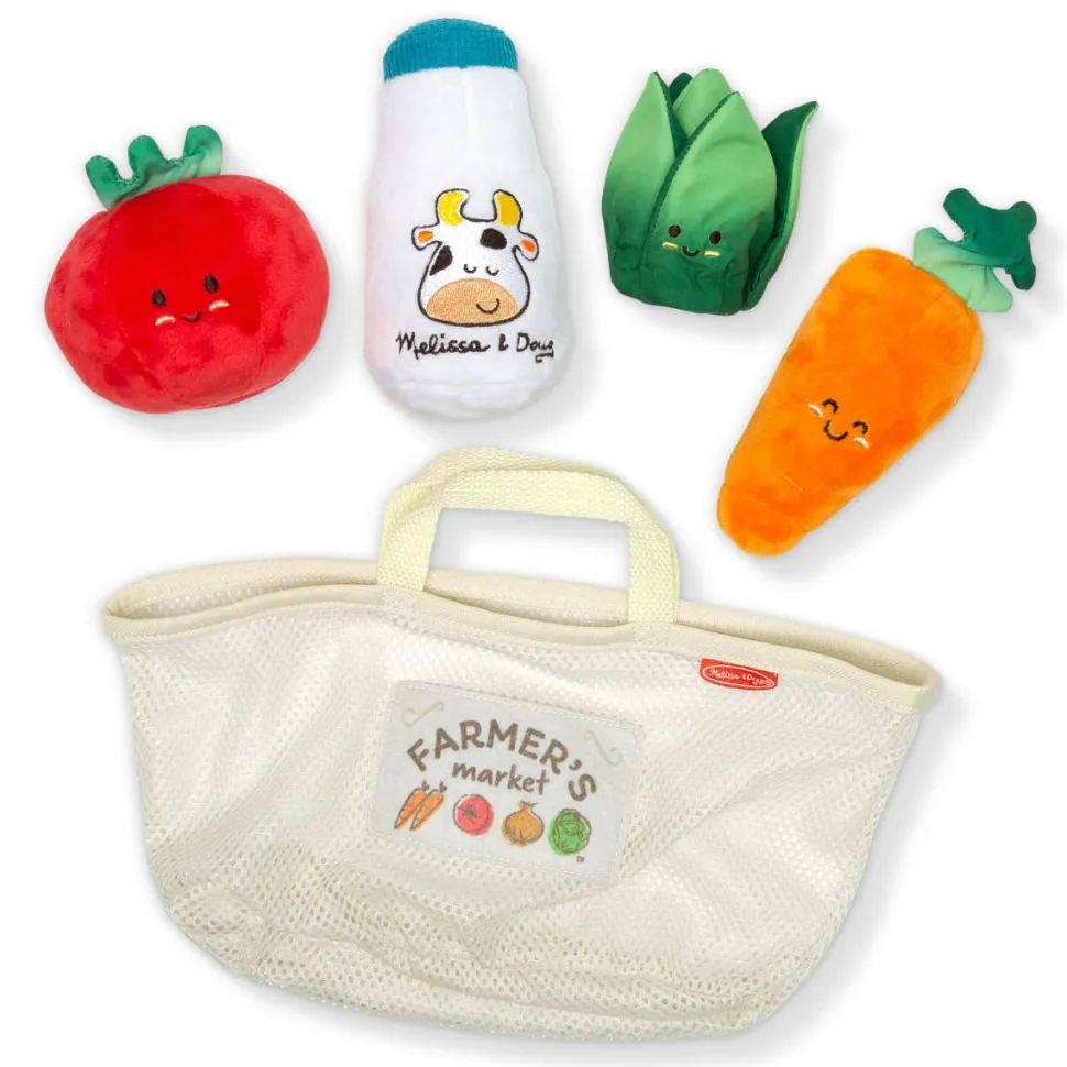 Bauernmarkt-Set - Spielzeugessen Aus Plusch