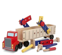 Bauset Lastwagen Riesig - Aus Holz