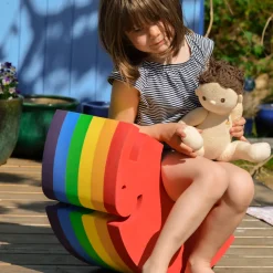 B0Bles Elefant L - Rainbow