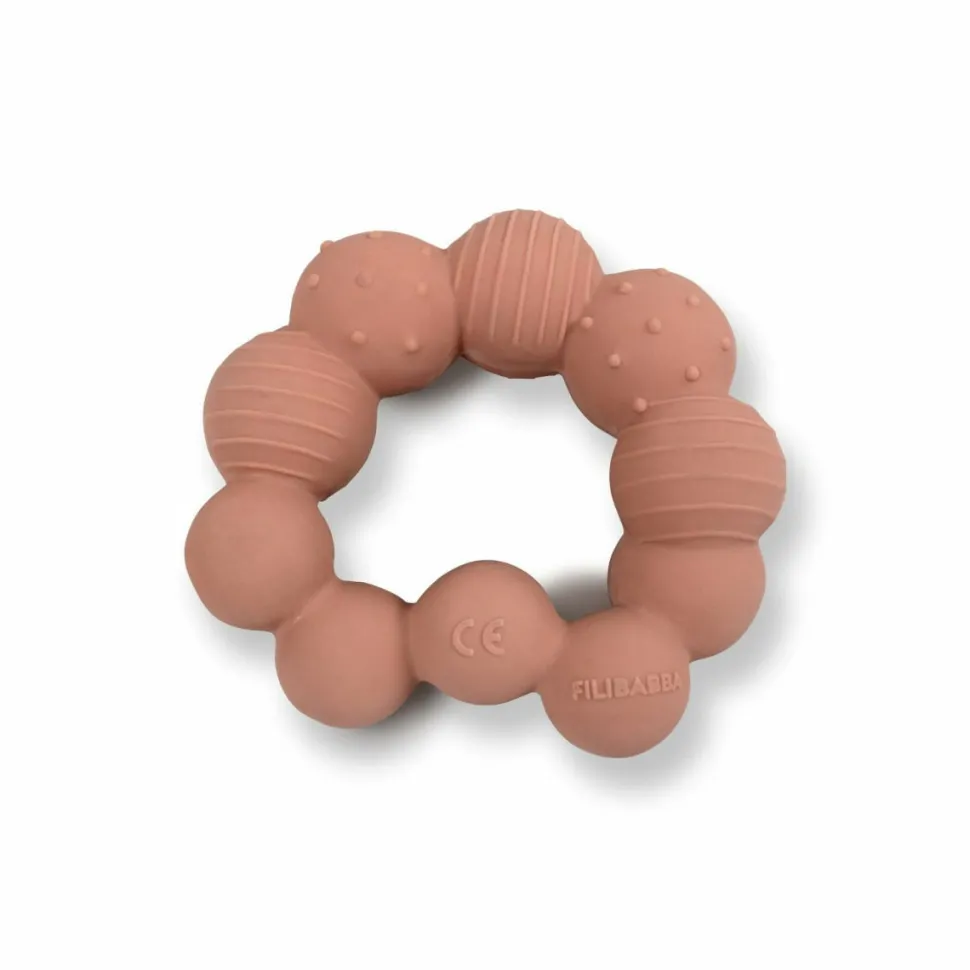 Beisring - Raupe Lily, 100 % Naturkautschuk