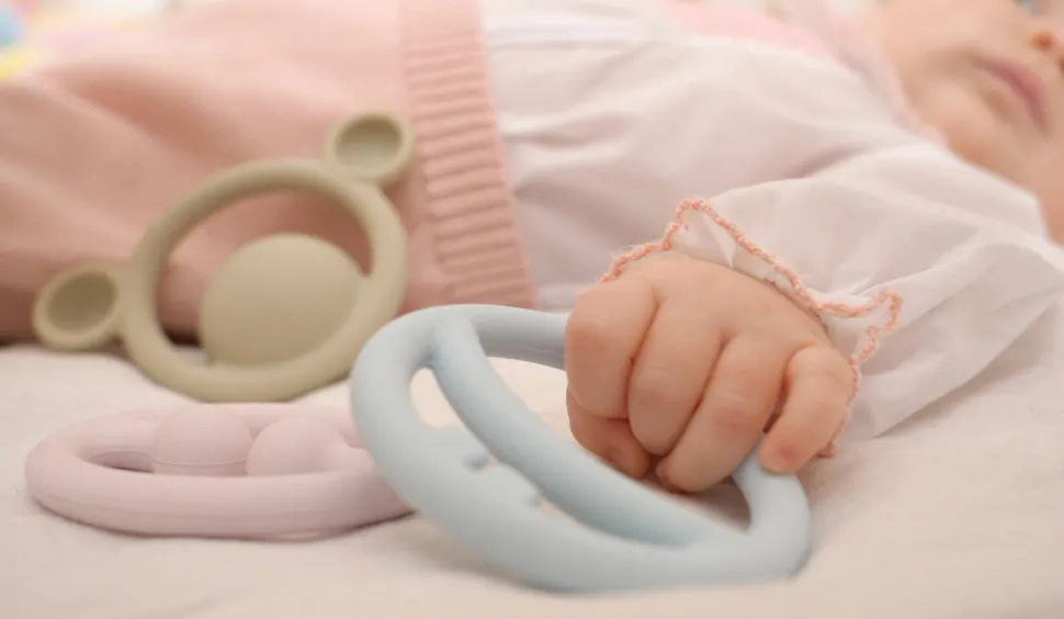 Beisring Aus Silikon - Pastell, 3 Stk.