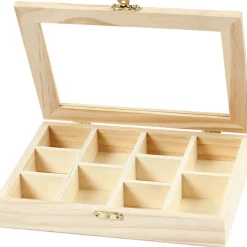 Bemal Eine Schatulle Mit Glasdeckel