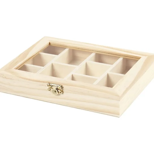 Bemal Eine Schatulle Mit Glasdeckel
