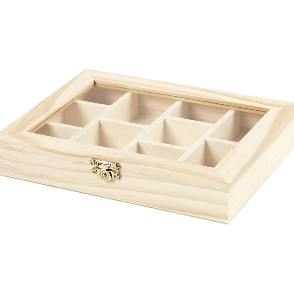 Bemal Eine Schatulle Mit Glasdeckel