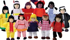 Biegepuppen 9 Cm - Kinder Der Welt, 11 Stk