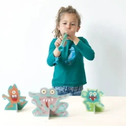 Blasrohr Mit Saugnapf-Pfeilen - Monster