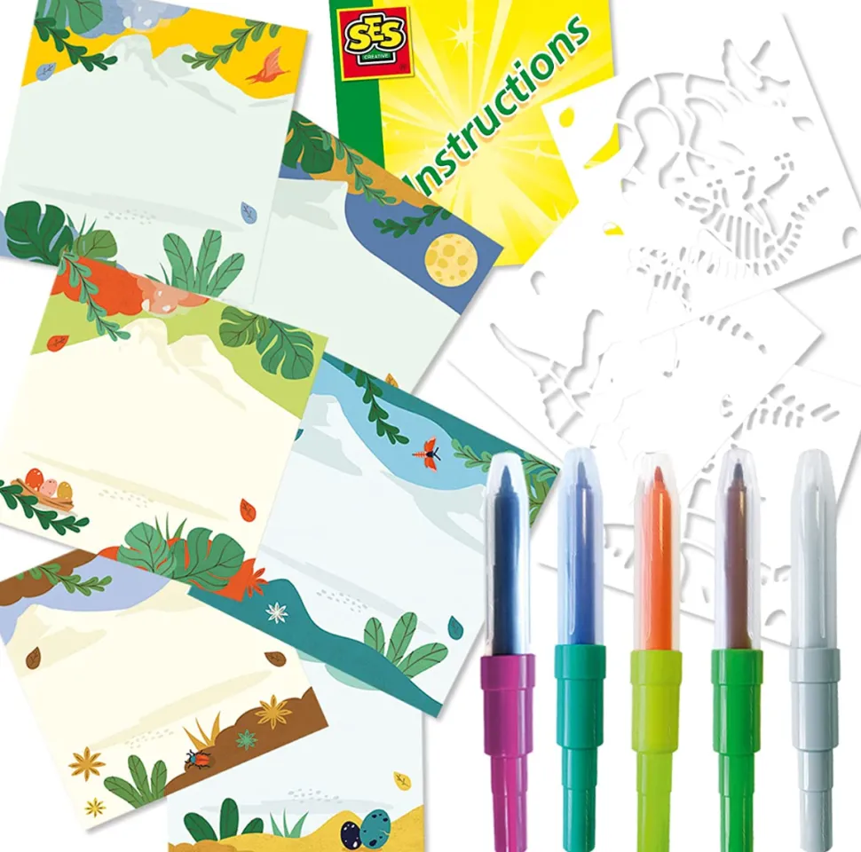 Blow Airbrush Pens - Dinosaurier