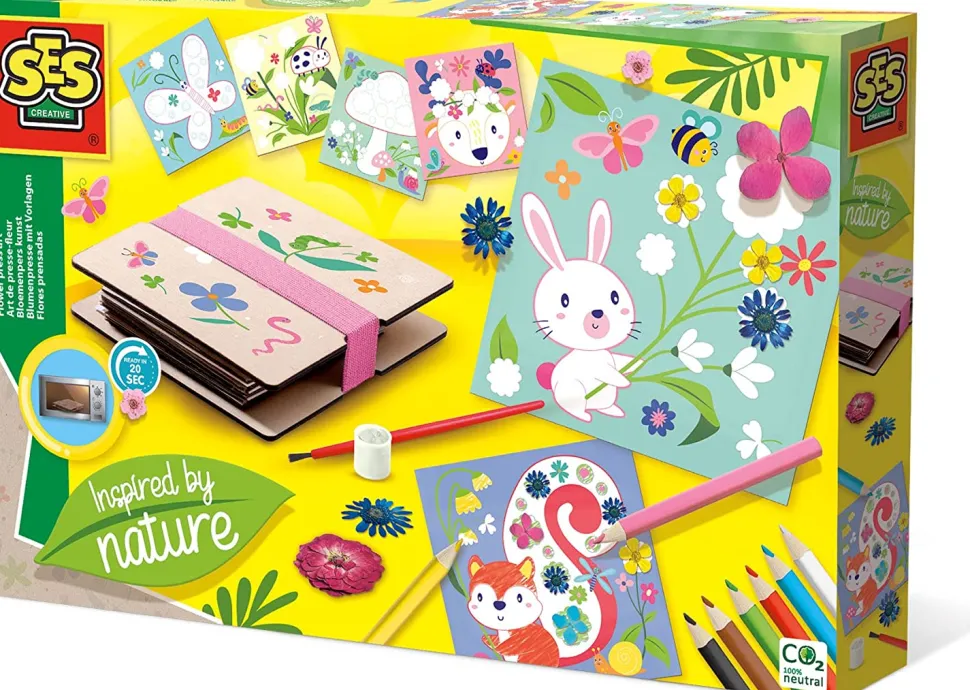 Blumenpresse Kreativ-Set Mit Karten