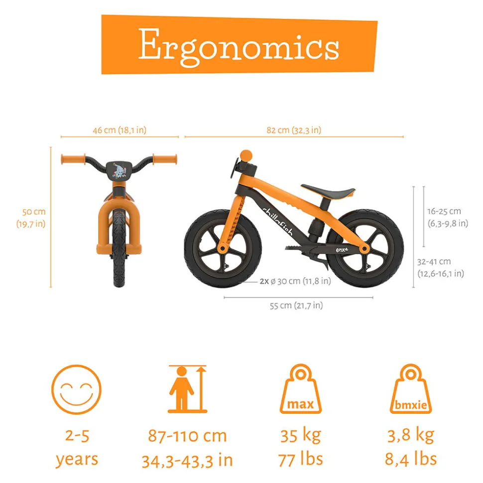 Bmxie 2 - Leichtes Laufrad - Ginger (2-5 J.)