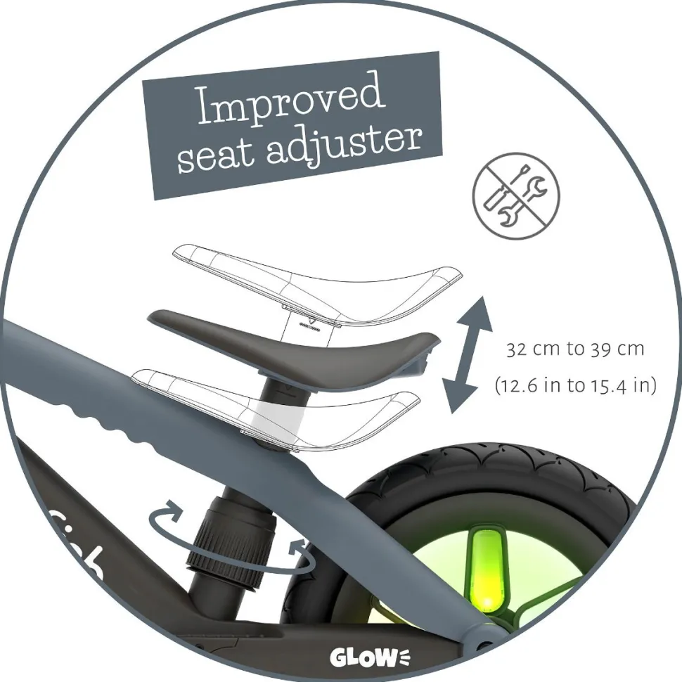 Bmxie Glow - Laufrad - Anthrazit (2-5 J.)