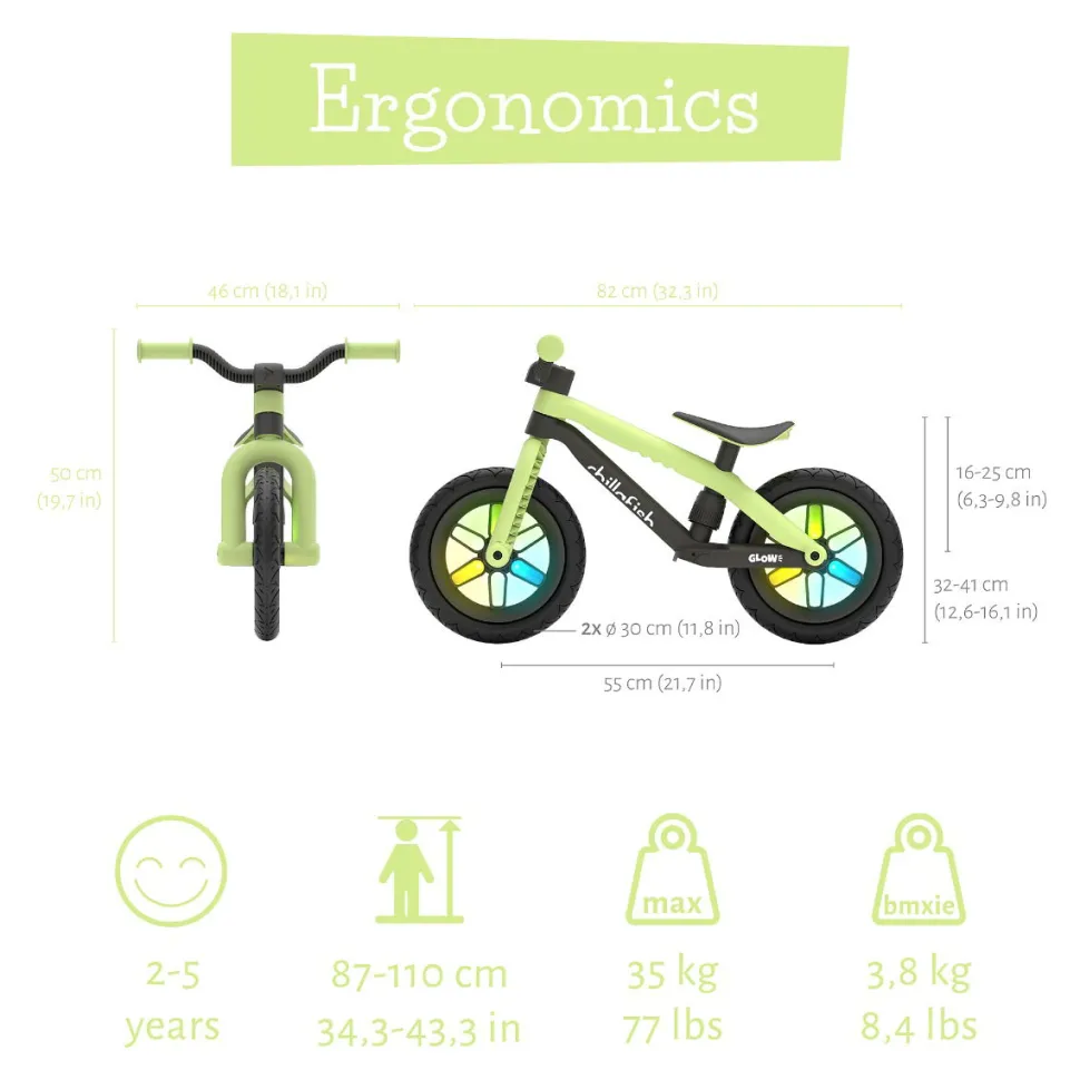 Bmxie Glow - Laufrad - Pistazie (2-5 J.)