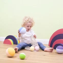 Bobles Ballset Rainbow, 6 Stk