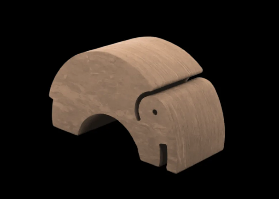 Bobles Elefant S - Marble Nature