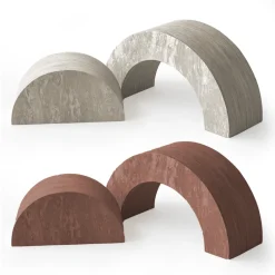 Bobles Tunnel Mittel - Marmor