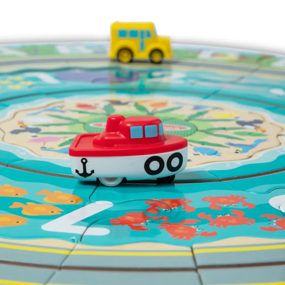 Bodenpuzzle "Kuste" M. Fahrbahn, 48 Teile