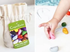 Bunte Kreide - Crayon Rocks 8 Stk. In Stoffbeutel