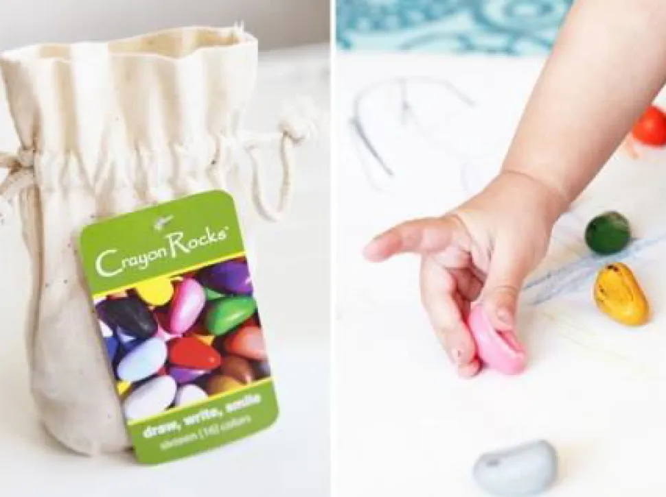 Bunte Kreide - Crayon Rocks 8 Stk. In Stoffbeutel