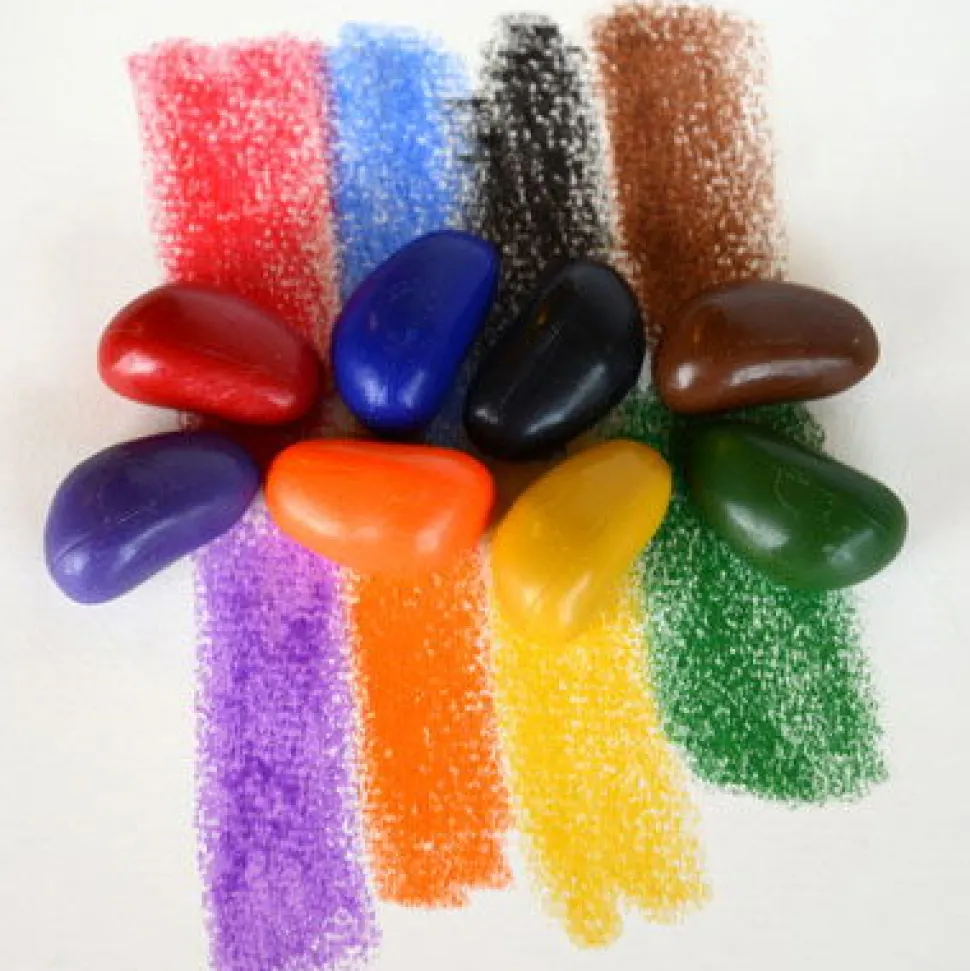 Bunte Kreide - Crayon Rocks 8 Stk. In Stoffbeutel