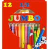 Buntstifte - 1/2 Jumbo, 12 Stk.
