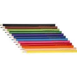 Buntstifte - Verschiedene Farben, 12 Stk.