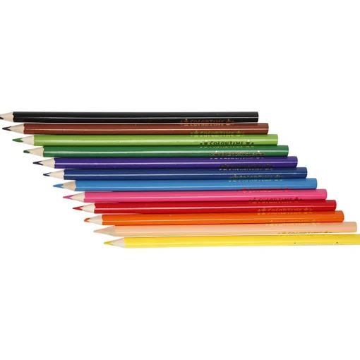 Buntstifte - Verschiedene Farben, 12 Stk.