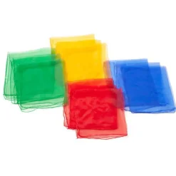 Chiffontucher - Klein, Set Mit 12 Stk.