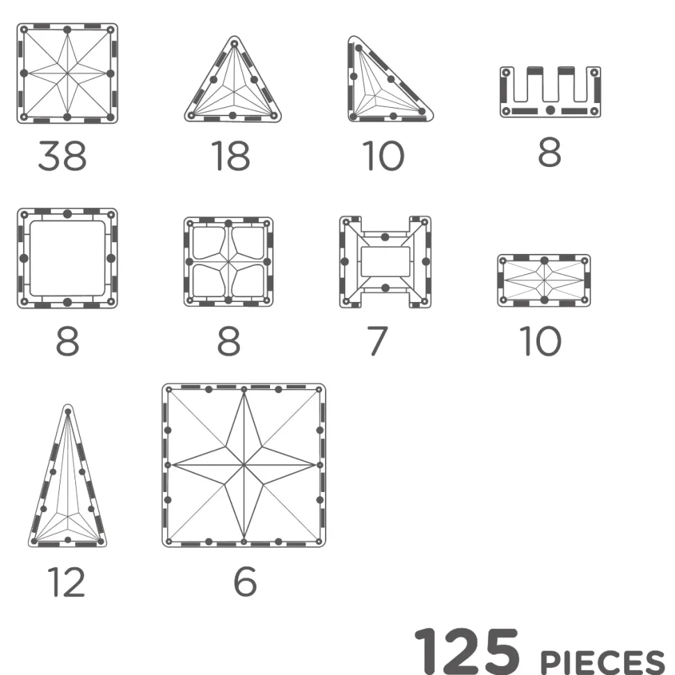 Cleverclixx | Pastel Creative, 125 Teile