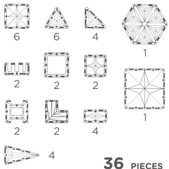 Cleverclixx | Pastel Mini, 36 Teile