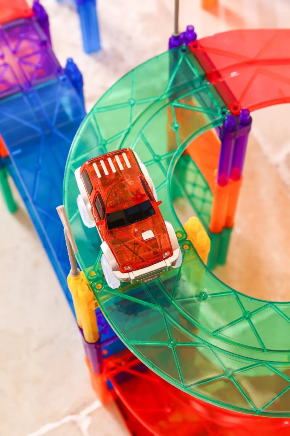 Cleverclixx | Rotes Rennauto