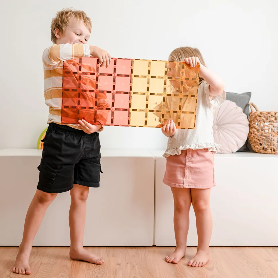 Connetix | Baseplates - Lemon & Peach, 2 Stk.