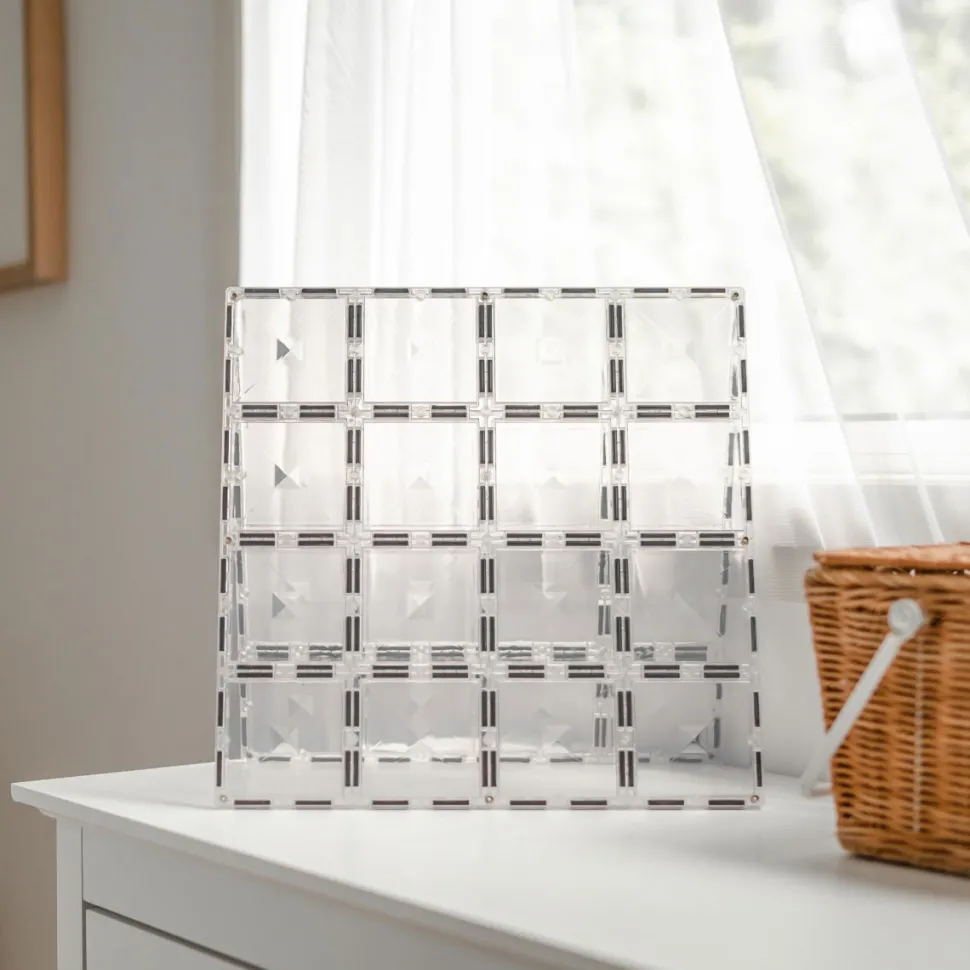 Connetix | Baseplates, Clear, 2 Stk.