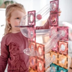 Connetix | Pastel - Magn. Kugelbahn, 106 Teile