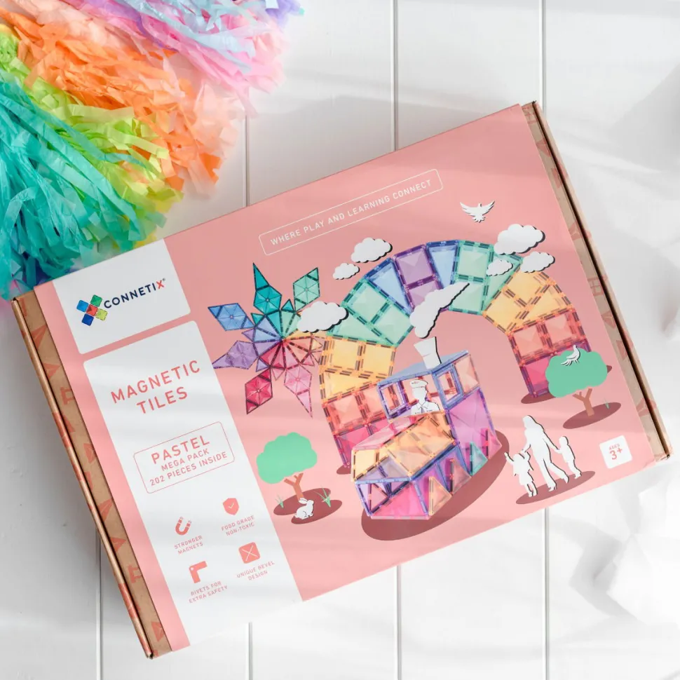 Connetix | Pastel Mega, 202 Teile