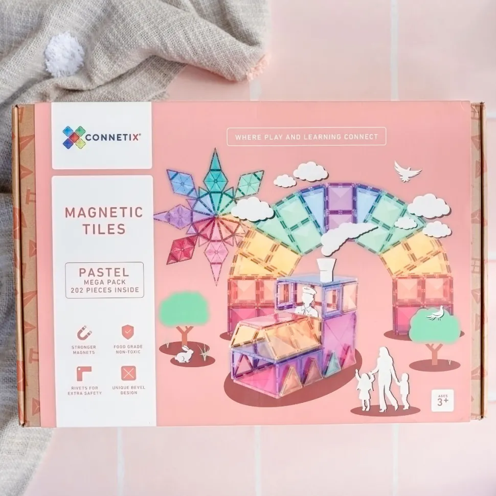 Connetix | Pastel Mega, 202 Teile