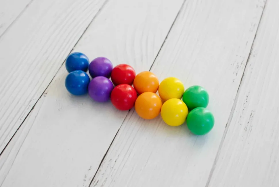 Connetix | Rainbow - 12 Kugeln Für Kugelbahn