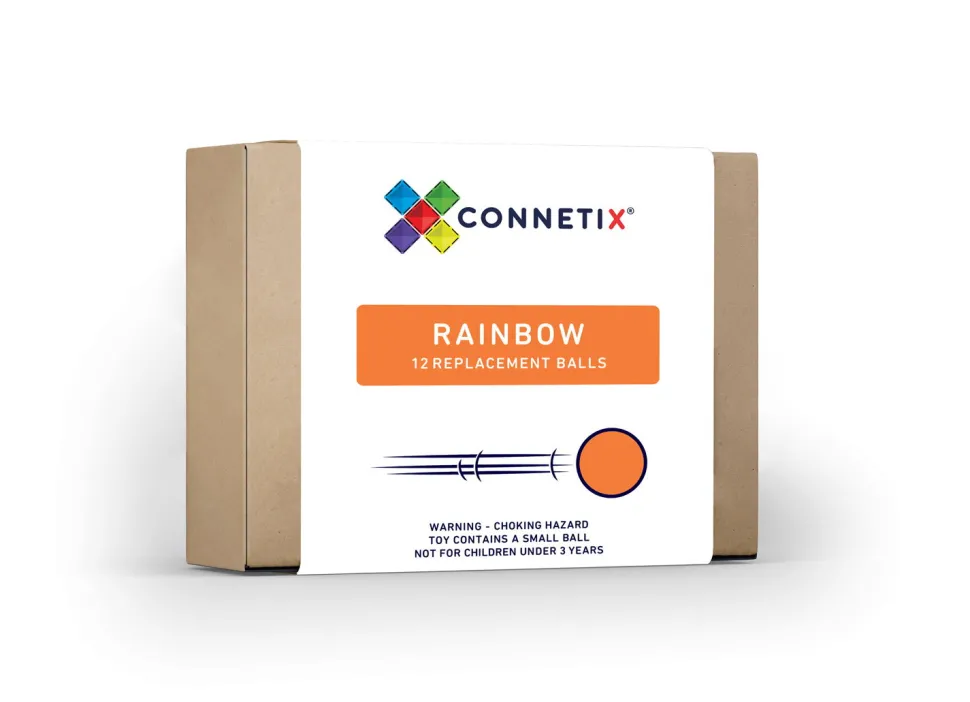 Connetix | Rainbow - 12 Kugeln Für Kugelbahn