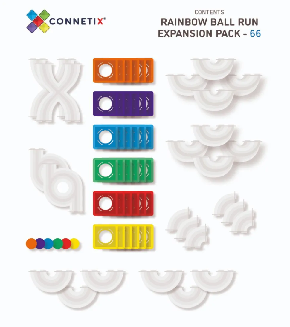 Connetix | Rainbow - Erganzungsset, 66 Teile