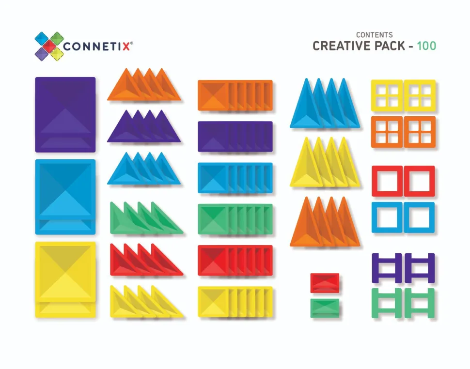 Connetix | Rainbow Creative, 100 Teile